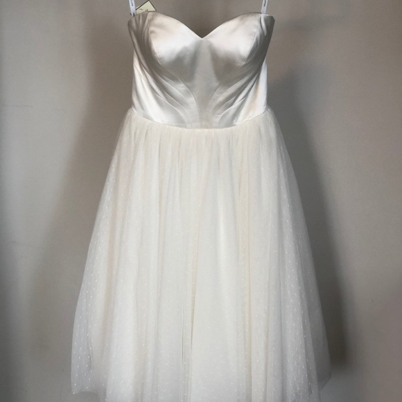 Matthew Christopher Bridal Midi Dress - Picture 4 of 9